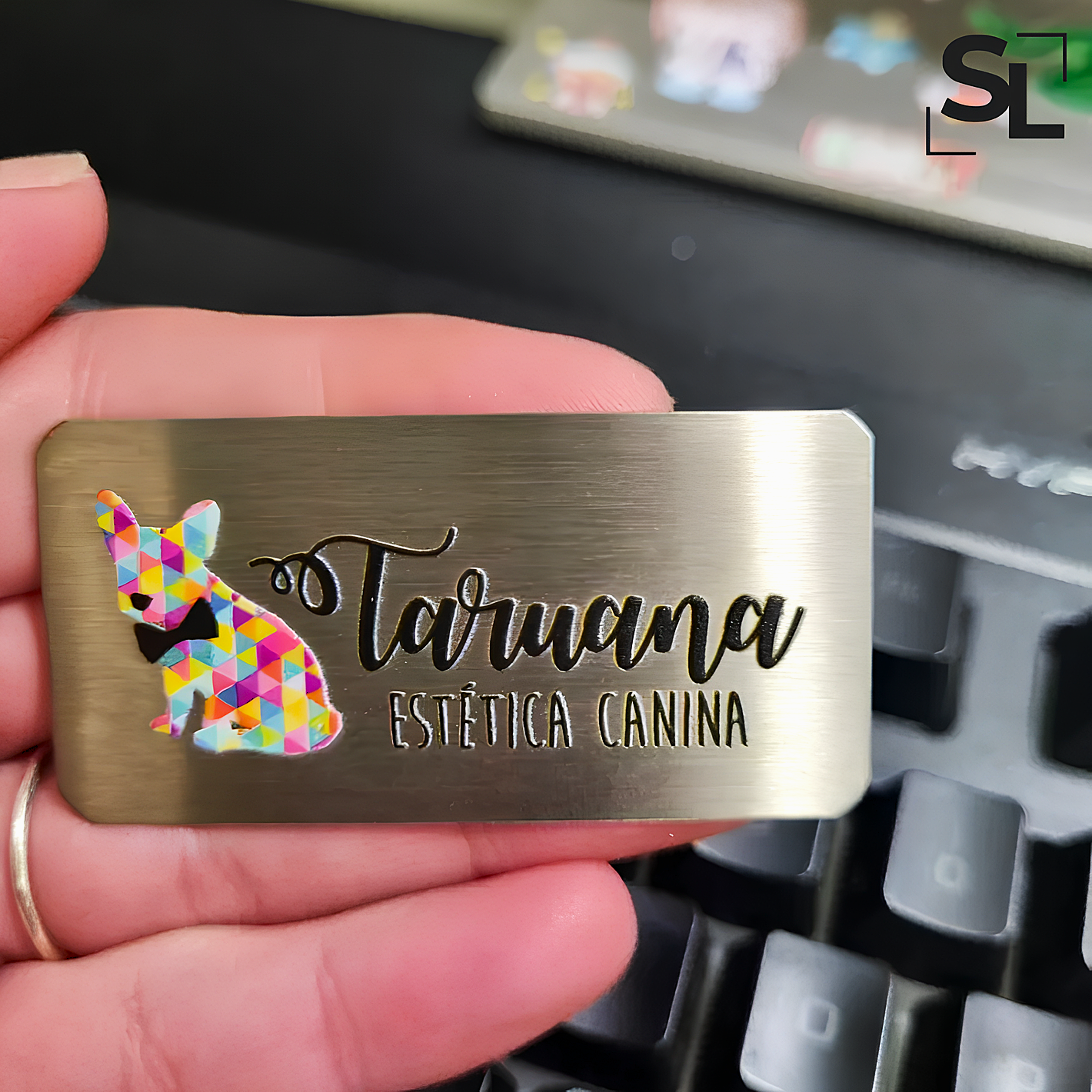 Broche Personalizado Em Aço Inox